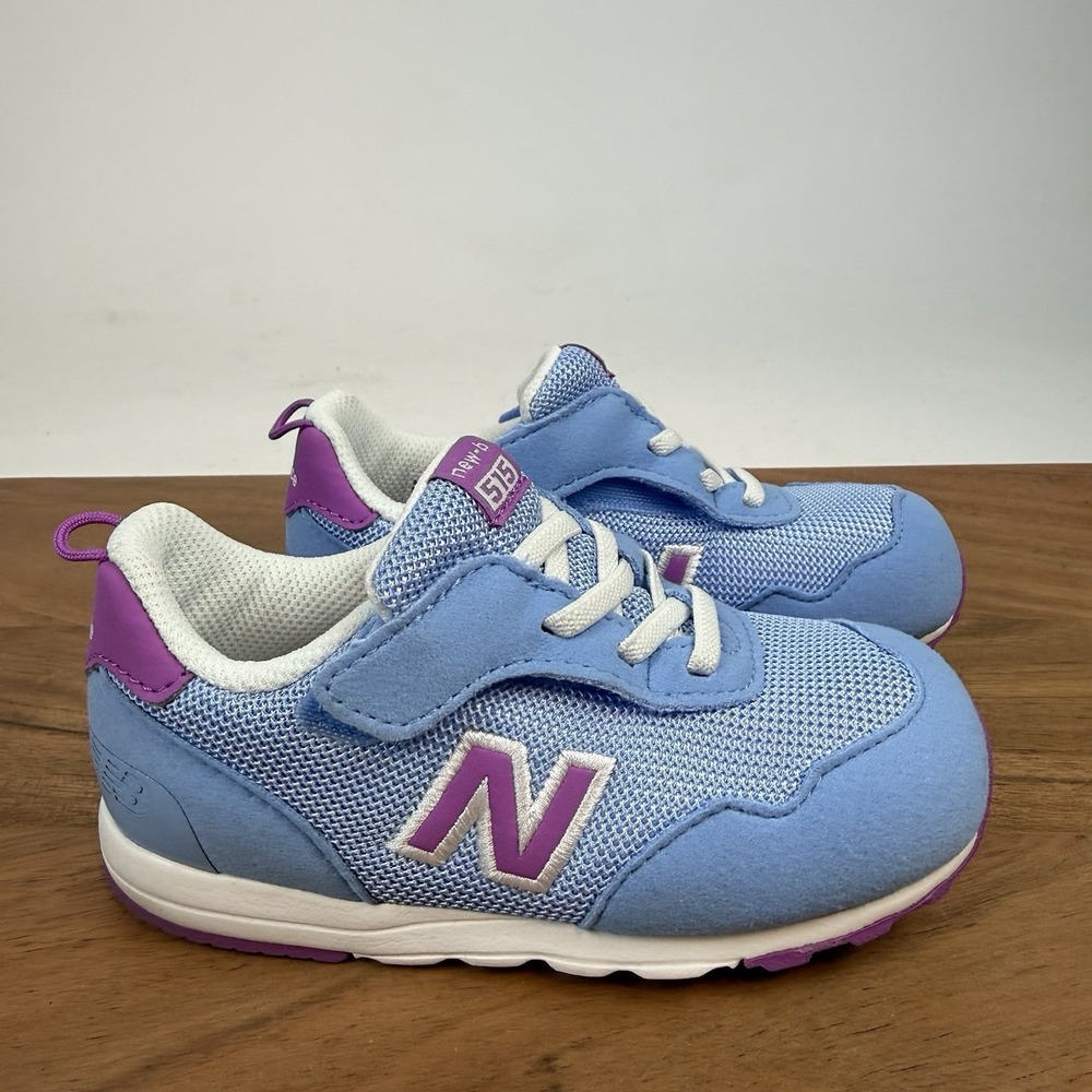 NIB Little Kids Girls New Balance 515 New-B Blue Mesh Sneakers Shoes Size 8 C